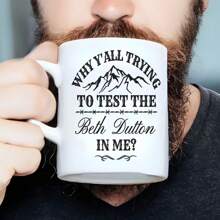 1 pièce Peu importe où je vis, je suis toujours de Brooklyn Mug, 11 Oz Tasse en céramique blanche, Micro-ondable, Tasse polyvalente, Convient pour boire de l'eau et du café quotidiennement