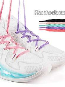 Athletic Shoelace Replacement String, Black & White Wheat Design Suitable For Men & Women - Multicolor - View 1