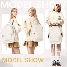 Backpack For Women Casual Daypack School Backpack For Girls Boy Lightweight Travel Backpack Purse Simple Backpack For Women Waterproof College High School Bookbag Suitable For College Travel Camping For Students Gift For Girls Women Presents - Multicolor - View 12