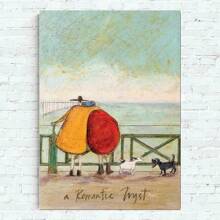 1 pezzo Stampa d'arte vintage di Sam Toft, cartellone, opera d'arte per decorazione di pareti di casa, ufficio, camera da letto, soggiorno, cucina, con opzione di cornice