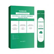 Venrock Centella Asiatica Bubble Facial Mask, Remove Black And Control Oil,Self-Foaming Deep Cleansing, 4g X 12 Packets - 綠色 - 查看 8
