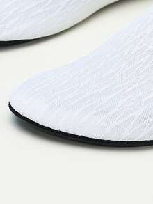 1 Pair Kids' Breathable Striped Multi-Purpose Water, Hiking, All-Season Shoes - White - View 7