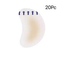 10/20 件吸塑胶带，隐形水凝胶吸塑绷带，吸塑垫，脚跟防磨损和皮肤保护，露营、跑步、散步、登山和旅行必备 - 彩色 - 查看 20