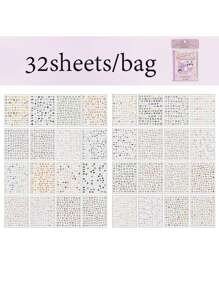 1pc Dopamine 3.0 Mini Decorative Sticker Book, Suitable For Scrapbooking, DIY Planner, Album Decoration, Card Making,School Supplies,Back To School