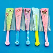 Sanrio Juego de 3 piezas/2 piezas/1 pieza de abanicos plegables de Hello Kitty y My Melody del anime, esencial para el verano, ventiladores de mano con diseños de dibujos animados para refrescarse y coleccionar, adecuado para uso diario de ocio como un pequeño regalo para amigos (el estilo de color es aleatorio)