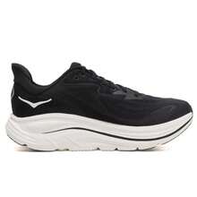 Hoka Zapatillas de running Clifton 10, zapatillas deportivas con amortiguación para hombres 1162030-BWHT - Blanco y negro - Ver 2