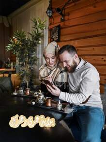 1 Stück/2 Stück Hochzeitssegen Unterschrift Individualisiertes Produkt Heim Dekoration Ornamente, geeignet für Zimmer Dekorationsaccessoires, Hochzeitstisch Dekorationen, Wohnmöbel, Schlafzimmer Dekorations Schrank Ornamente.