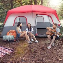 Large Portable 14-Person Pop-Up Camping Tent 2 Rooms Easy Instant - - 1 - View 2