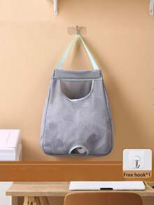 [Large-Capacity Collapsible] Rubbish Bag Storage Bags Complimentary Hooks Wall-Mounted Plastic Bag Storage Box Kitchen Bathroom Storage Bags Free Door Hanging Bags And Space-Saving Home Essentials - Multicolor - View 17