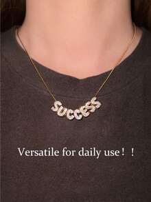 1pc 3D Bubble Name Necklace, Personalized Bubble Initial Charm Jewelry Gift, Customized Nameplate Necklace, Initial Bubble Round Necklace - Unique Gift For Friends, Couples And Family,Silver,Stylish,Colorful,Vintage,Simple,Unisex,Casual,Cuties,Custom,Personalized,Unique,Ideal Gifts For Him,Ideal Gifts For Her,Her,Boyfriend,Girlfriend,Dad,Mom,Family,Friends,For Anniversaries,For Birthdays,For Graduation,For Prom,For Party,Stainless Steel Jewelry,School Supplies,Back To School,School Gift,For Office,For School,For Classroom,For Teacher Gifts,For University,For Colleague,For Dorm Rooms,For Teacher,For Boys And Girls,For Teenagers,Junior High School Students,Middle School Students,High School Senior High School Students,College Students,University Students,Freshman,Sophomore,Underclassmen,Jewelry & Watches,Season Picks,Custom Name Stainless Steel Necklace, Personalized Nameplate - Gold Snake Bone Necklace - View 6