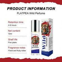 10ml Wild Tiger Men's Ball Pheromone Perfume, Alcohol-Free, Unrestrained Men's Wild, Attracting The Attention Of The Opposite , Suitable For Parties, Dates, And Valentine's Day Gifts