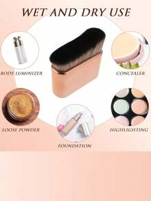 Pincel para autobronzeador, pincel para maquiagem corporal, pincel para autobronzeador corporal, pincel kabuki para base, pincel aplicador Ody Makeup Blend & Blur Tan para maquiagem corporal e das pernas, pincel para mousse autobronzeadora, pincel para base, pincel para corretivo, pincel para blush, pincel para contorno, pincel para blush, pincel para bronzer, pincel para pó, pincel para base, pincel para blush