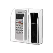 1pc Transparent Acrylic Wall Mounted Storage Box, Remote Control Holder, Media Storage Box, Desktop Remote Controller Storage, Stationery And Parts Organizer - Multicolor - View 10