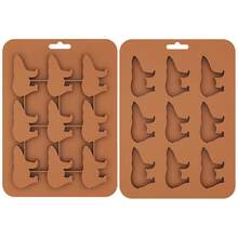 1pc Silicone Ice Cube Mold, Suitable For Jelly, Candy, Cookie And Chocolate - Multicolor - View 13