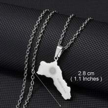 1 pièce Collier pendentif à gros charms de 5 cm, couleur argent/or, bijoux kurdes pour femmes et hommes