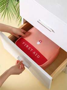 1pc Portable Pill Organizer, Travel Medical First Aid Kit, Home & Outdoor Emergency Medicine Box, Children Medicine Storage, 10 Compartment Transparent Sealed Drug Storage Case - Multicolor - View 8