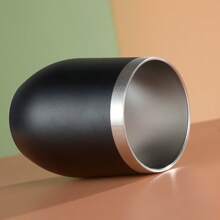 1pc 350ML 12oz Coffee Mug Thermal Cup Tumbler With Lid Stainless Steel Vacuum Insulated Double Wall Black Back To School