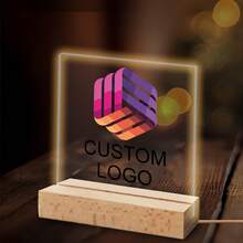 1 Rustic Wooden Place Card Holder + Acrylic Custom Desk Ornament - Elegant Table Number Stand, Suitable For Weddings, Parties, And Events, Postcard Holder, Acrylic Sign, Dinner - Multicolor - View 9