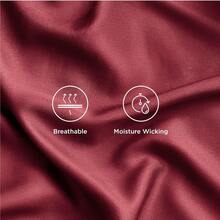 Bedsure Queen Sheet Set, Cooling Sheets For Queen Size Bed Set, Rayon Derived From Bamboo, Breathable & Soft Deep Pocket Up To 16 Inches, Hotel Luxury Silky Bedding, Bedsheet & Pillowcases, Dark Grey - 15. 勃根地 - 查看 4