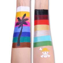 Maquillaje teatral UCANBE de 15 colores con 10 pinceles, pintura facial y corporal para maquillaje de carnaval