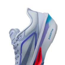 Nike ZOOM FLY 6 缓震男式公路跑步鞋，运动训练运动鞋 FN8454-002 - 陰影灰/空間藍灰藍/波斯紫/亮深紅 - 查看 7