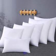 1pc White Pillow Insert, Soft & Fluffy Throw Pillow Filler For Sofa, Bed, Bedroom, Travel Home Decor