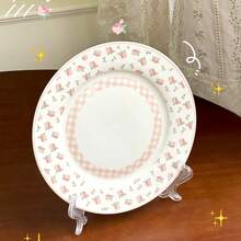 1 套法式复古碎花陶瓷咖啡杯碟，早餐牛奶杯，面包盘，家用下午茶咖啡杯，拿铁艺术杯，果汁饮料杯，甜点蛋糕盘，水果沙拉盘，节日礼物，纪念品返校