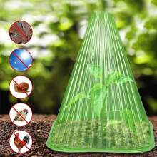 10/30pcs Garden Plant Cloches Cover Reusable Square Plant Growth Box Against Snails/Weather Influences Green Plant Protection Cover