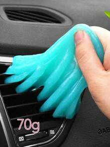 1 Pc/2 Pcs/4 Pieces Car Cleaning Gel Interior Cleaning Soft Adhesive Car Gap Air Vent Cleaning Mud Keyboard Cleaning Glue Interior Cleaning Brush