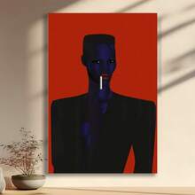 Framed Grace Jones Poster, Nightclubbing, Artist Poster, Music Artist Poster, Singer Poster, Wall Art, Wall Decor, Home Decor For Home, Office, Living Room, Cafe, Dorm, Christmas, Thanksgiving, New Year, Valentine'S Day  Kitchen, Coffee Corner, Bedroom, Bathroom, Classroom, Fall, Spring, Indoor, Outdoor Decor For Home, Office, Living Room, Cafe, Dorm, Christmas, Thanksgiving, New Year, Valentine'S Day  Kitchen, Coffee Corner, Bedroom, Bathroom, Classroom, Fall, Spring, Indoor, Outdoor Decor - Framed - View 2