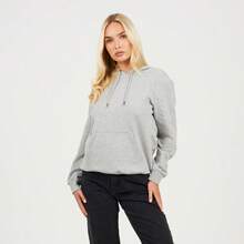 brave soul Classic Hooded Sweatshirt, Grey - Grey - View 1