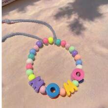 Customized Colorful Pet Necklace, Dopamine-Themed Pet Necklace, Customize Your Pet's Name, Exclusive Pet Necklace, Creative And Fashionable Pet Necklace, Adjustable Size, Prevents Pet Loss, An Ideal Gift For Your Pet Ornamental,Engraved Stylish,Fashion,Colorful,Vintage,Cute,Contracted,Cuties Custom,Unique,Customized,Personalized Pet For Anniversaries,For Birthdays,Customized Pet Supplies,Christmas Gift Supplies - Multicolor - View 4