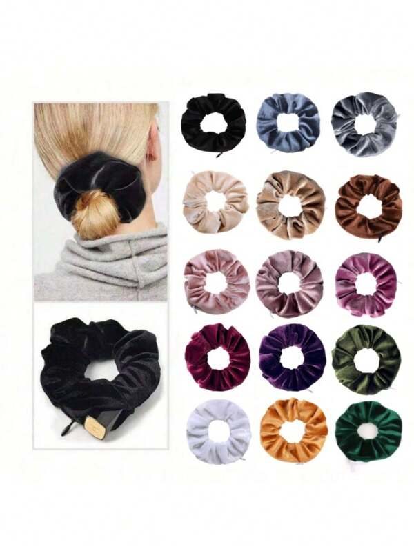 1pc/2pcs/5pcs Creative Colored Hair Accessories, Secret Compartment - Hidden Coin And Key Organizer Hairband, Portable Secret Storage Accessory, Multiple Colors Available