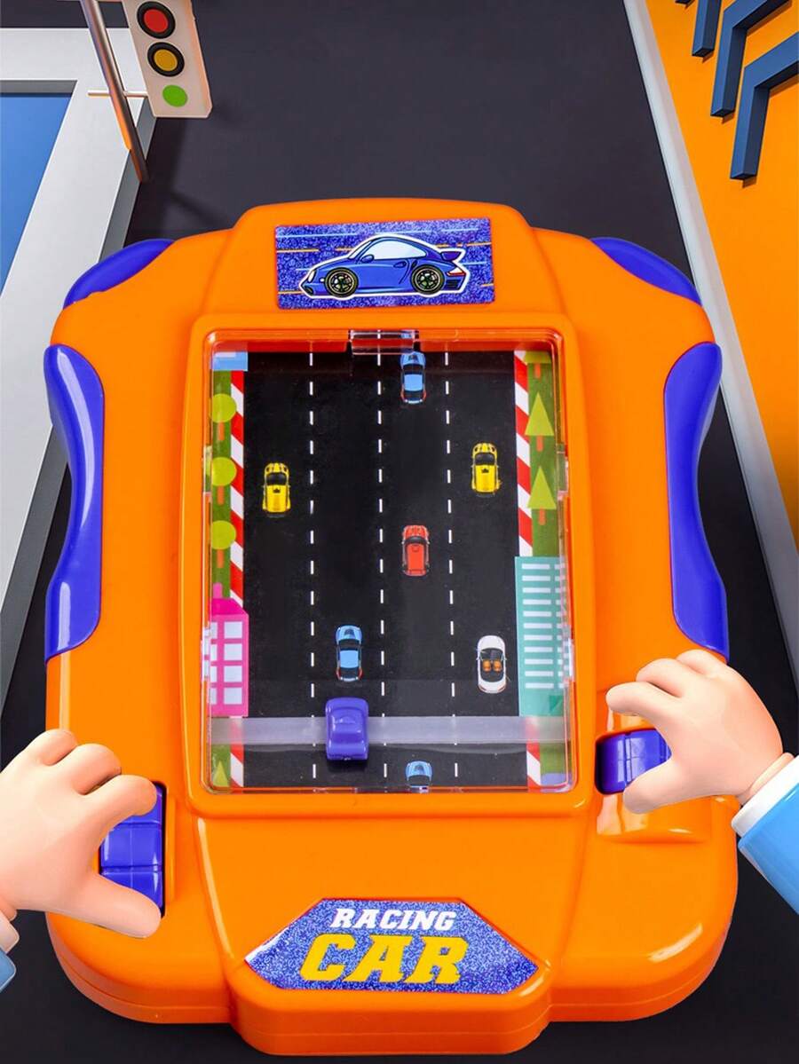 1 Set Racing Game (Batteries Not Included, Instruction Manual Included) Children's Competitive Game, Develops Hand-Eye Coordination, Parent-Child Interactive Toy, Children's Gift, Mini Version, Party Toy, Perfect Birthday Gift