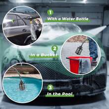 Cordless Pressure Washer, 300W Portable Pressure Cleaner Washer With 6-In-1 Nozzle, Rechargeable Battery Pressure Washer With 5m Water Pipe, High Pressure Washer Gun For Car, Fence, Floor, Patio