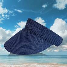 Customized Embroidery Sun Hat, Straw Hat, Summer UV Protection Hat, Travel Hat - A - View 8