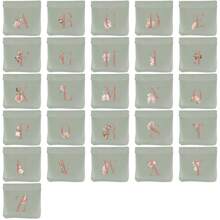 Personalized Gift Initial Digital Bag Mini Beauty Bag, Automatic Closing Storage Bag, Waterproof Makeup Bag, Carry On Key, Lipstick, Data Cable Storage, Travel Carry On And Storage Of Things, Letters A-Z, A Total Of 26 Letters To Choose From, Gifts For Family And Friends, Small Gift Storage, Annual Party Gift Bag Makeup Bags Makeup Organizer Make Up Organizer Makeup Storage Makeup Pouch Make Up Pouch