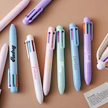可定制多色圆珠笔，可爱马卡龙色可定制姓名圆珠笔，送给家人的礼物，青少年学习用品，送给会计爱好者朋友的礼物，女朋友的礼物，返校惊喜礼物，学习用品，返校，学校礼物，办公室，学校，教室，教师礼物，大学，同事，宿舍，多功能，可爱，定制，个性化，独特，专属，员工，客户，学生，商务/工作/办公室，学校，沙漠秋季舒适，办公室装饰，新工作，办公用品 - 彩色 - 查看 3