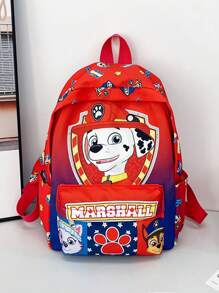 Paw Patrol Schoolbag For Kindergarten Children, 3-4-6 Years Old Backpack, Boy Paw Patrol Cartoon Bag, Lightweight And Large-Capacity Backpack, School Supplies, School Backpack, School Bag, Backpack For School, Back To School Backpack, School Bookbag, Back To School Bags, Waterproof, Portable, Classic Casual, Cute, Boys And Men, Perfect For Back To School, First Day Of School, Elementary School, Preppy Backpack For School