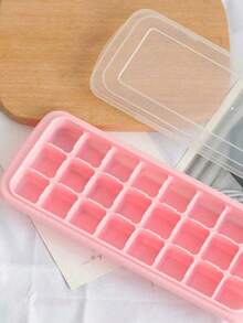 1 件硅胶冰砖模具，多色透明 14/24 格冰砖冰格，适用于冰箱 - 彩色 - 查看 3