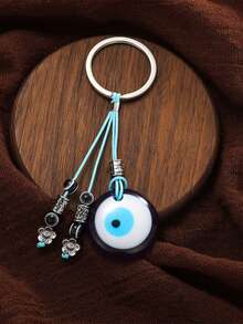 1 pieza Llavero de estilo vaquero occidental retro, llavero con colgante de borla, turquesa, cruz, hoja, herradura, llavero de cuentas de turquesa y borla, regalo de estilo occidental, llavero de cruz, decoración de borla, vaquera hippie occidental, llavero de coche, llavero de cruz, accesorio de bolsa, regalos para uso diario, hombres y mujeres, accesorios de coche/bolsa, mochila, recuerdo, regalo