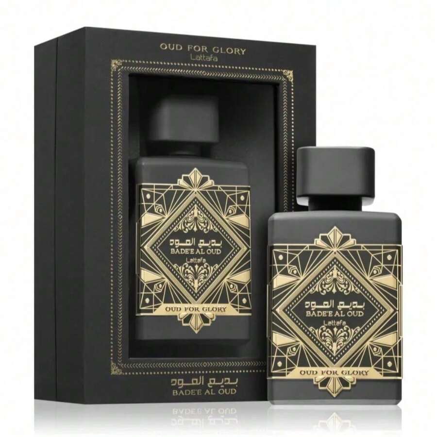 Lattafa Badee Al Oud Oud For Glory 100ML Eau De Parfum Unisex - Oriental, Spicy, Woody - View 1