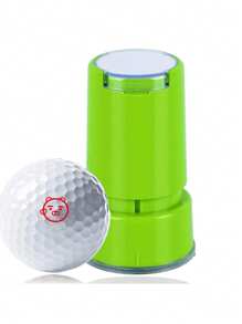 Ulepszone, grube stemple z tworzywa ABS do piłek golfowych, wielokrotnego użytku markery do piłek golfowych, akcesoria golfowe z samotuszującymi i szybkoschnącymi stemplami zapewniającymi wyraźne, trwałe nadruki