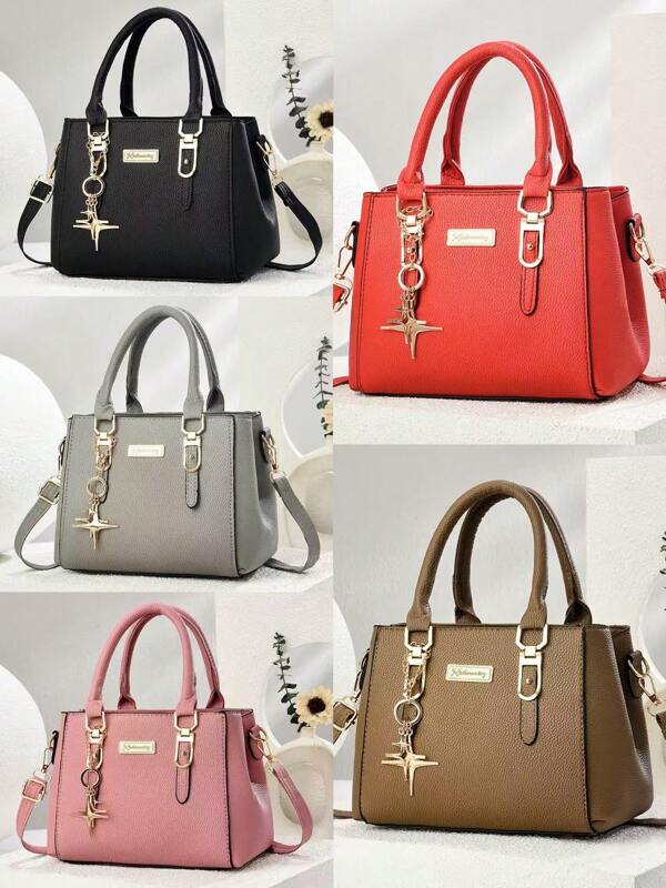 Eenvoudige, elegante hangende accessoire handtas, sierlijke dames werktas, casual schoudertas voor dames, zakelijke, casual dames tas met rits - Moederdag cadeau