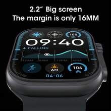 PANDA AI语音控制智能手表 - 多功能AI助手+健康助手。功能：AI语音控制、ChatGPT集成、2.2英寸彩色触摸屏、可自定义表盘、全天候心率/血氧/睡眠监测、多种运动模式、IP68防水、通话和提醒、股票追踪、噪音检测。适用于商务、健身、户外、学生。兼容安卓系统，350mAh电池。 - 黑色 - 查看 5