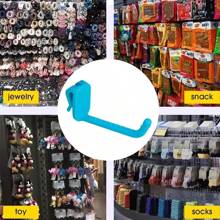 10/20/30PCSWire Mesh Panel Hooks Wall Hanging Hooks For Clothes Supermarket Display Hook Shelving Accessory Slatted Home Organizer Hook