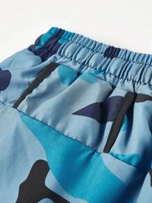 Leichte, einteilige, einfarbige Sport-Shorts, Anti-Beinreiben Doppelschicht Unisex-Paar-Shorts zum Laufen, für den Outdoor-Gym, Lässig