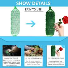 14 Packs Green Floral Foam Garland Flower Sponge Blocks Kit Durable Absorption Flowers Holder Arch Door Tabletop Arrangement For Home Wedding Outdoor Decoration - Green - View 7