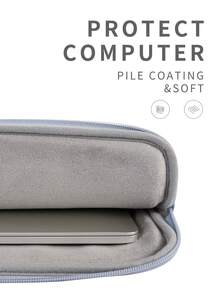 canvas artisan Shockproof PU Laptop Bag Notebook Bag Laptop Sleeve Case Compatible With Lenovo Compatible With Macbook - Multicolor - View 5