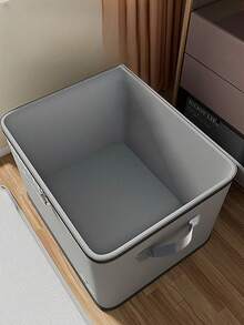 1 Waterproof 50L/80L150L Large-Capacity Gray Lockable, And Odor-Free Large-Capacity Storage Box Can Store Clothes, Toys, Snacks, Etc. It Is A Must-Have Seasonal Storage Box For Families - Multicolor - View 3